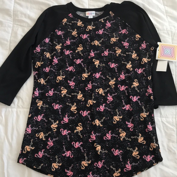 LuLaRoe Tops - LuLaRoe Randy with Flamingoes